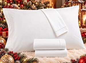 Hotel Collection Italian Percale Cotton 4 pc Sheet Set,Queen $450